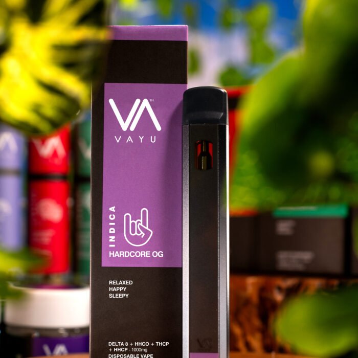 Delta 8 + HHCO + THCP + HHCP - 1000mg Disposable Vape - Indica - Hardcore OG