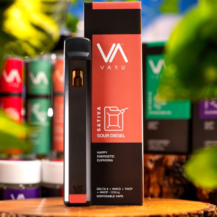 Delta 8 + HHCO + THCP + HHCP - 1000mg Disposable Vape - Sativa - Sour Diesel
