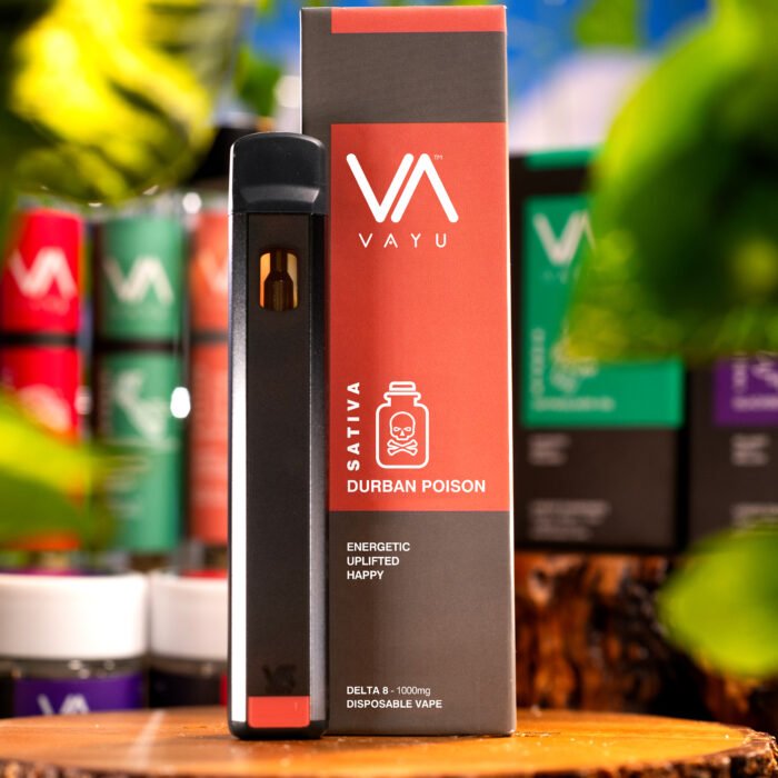 Delta 8 - 1000mg Disposable Vape - Sativa - Durban Poison